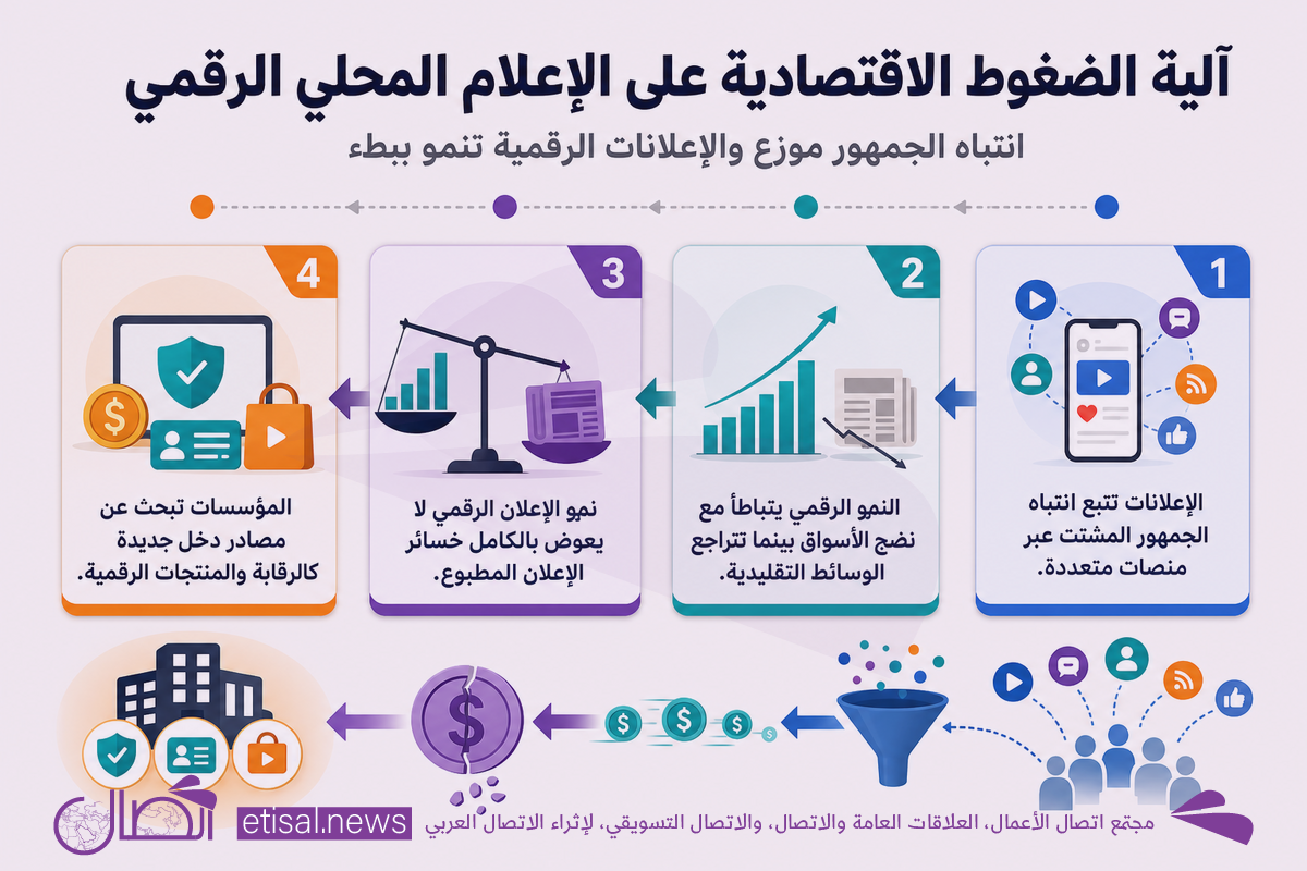 تغير عادات جمهور الأخبار المحلية: تشتت الانتباه وتحديات الاستدامة في عصر الإعلام الرقمي